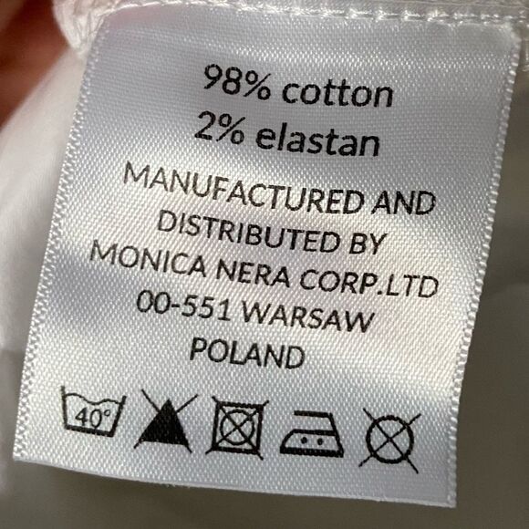 NWT Monica Nera Soho Midi White Dress Size XS - Picture 11 of 13